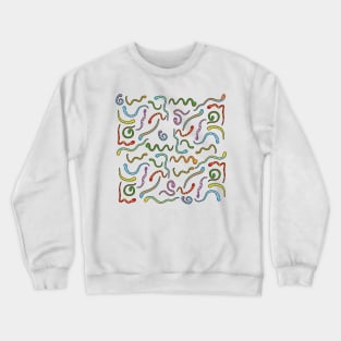 Snake Pattern Crewneck Sweatshirt